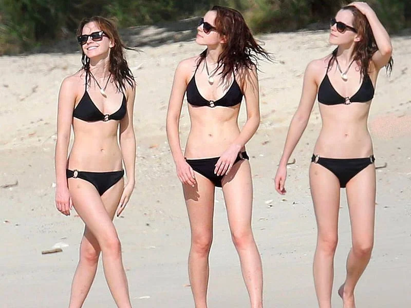 emma watson bikini