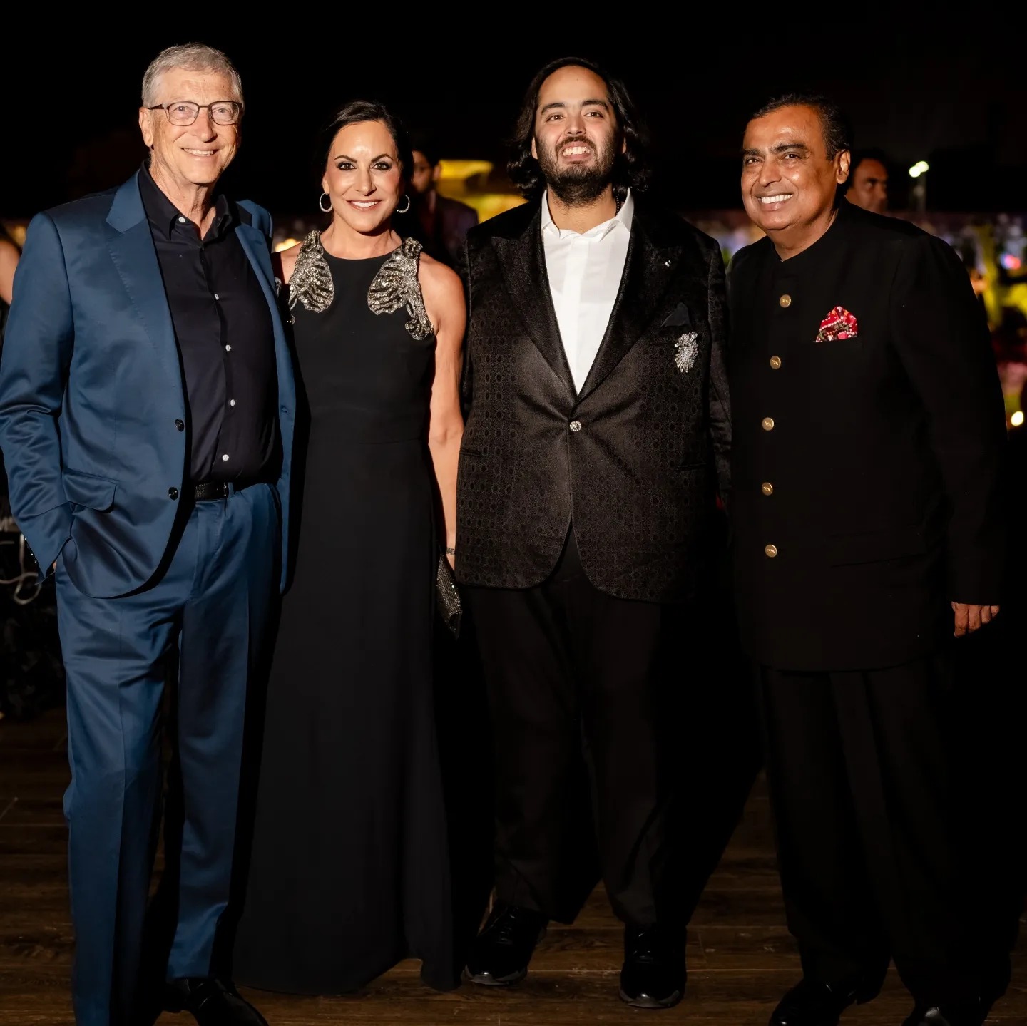 Bill Gates at Anant Ambani Wedding